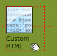 make money with ads in weebly using Custom HTML